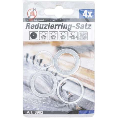 Sada redukčních kroužků, 4dílná