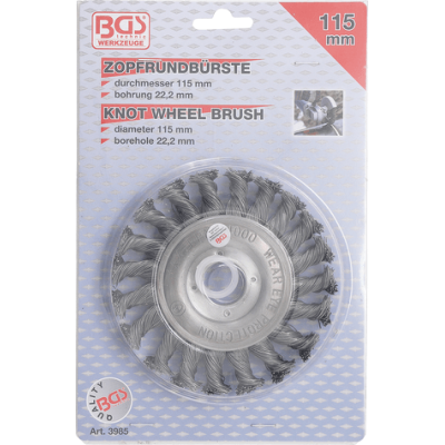 Tanierová copanový kefa pr. 115 mm BGS103985 na autosklá. Uchytenie 22,2 mm