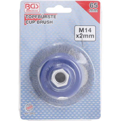 Hrncový kartáč pr. 65 x 50 mm BGS103993 Upnutí M14 x 2 mm