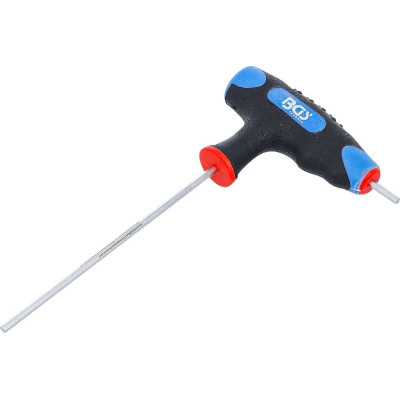 Zástrčný šestihranný klíč (inbus) 2,5 mm s T-rukojetí BGS104010-2 a boční čepelí
