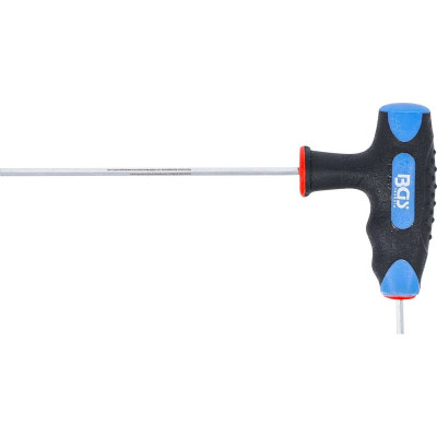 Zástrčný šestihranný klíč (inbus) 2,5 mm s T-rukojetí BGS104010-2 a boční čepelí