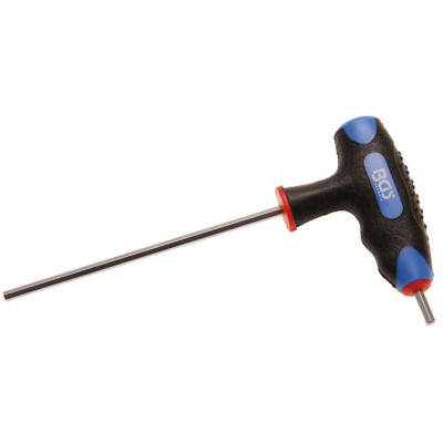 Zástrčný šesťhranný kľúč (inbus) 4 mm s T-rukoväťou BGS104010-4 a bočnou čepeľou