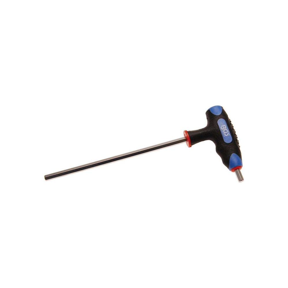 Zástrčný šestihranný klíč (inbus) 6 mm s T-rukojetí BGS104010-6 a boční čepelí