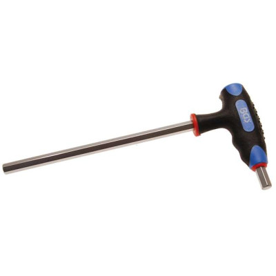 Zástrčný šestihranný klíč (inbus) 10 mm s T-rukojetí BGS104010-9 a boční čepelí
