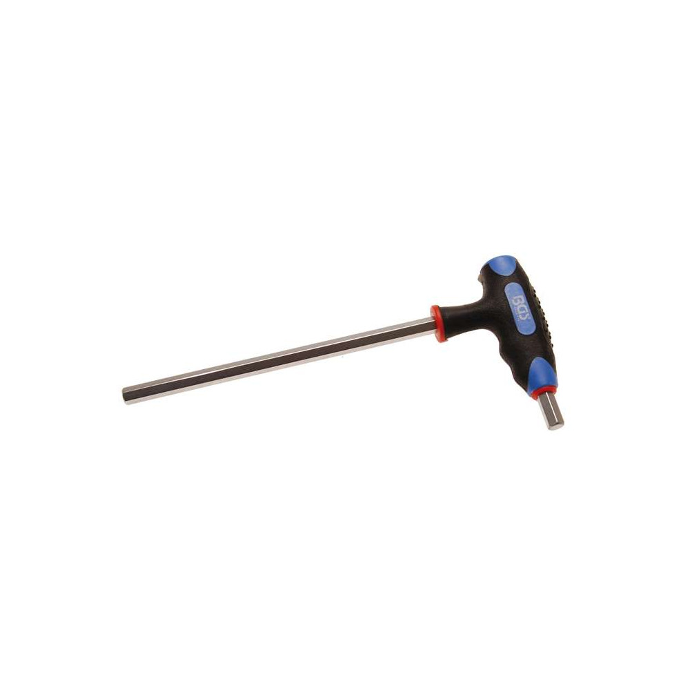 Zástrčný šestihranný klíč (inbus) 10 mm s T-rukojetí BGS104010-9 a boční čepelí