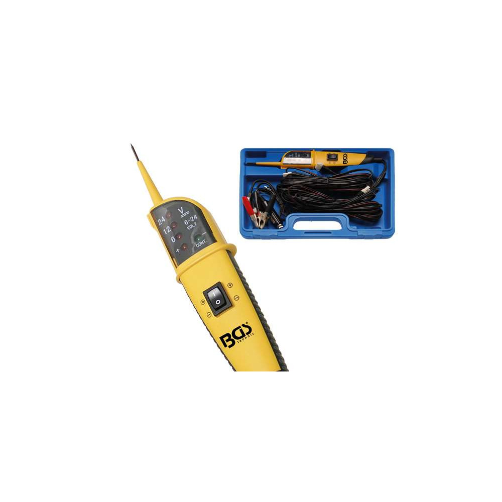 Multitester - zkoušečka 6V ÷ 24V pro automobily BGS1040100 (Sada 4 dílů)