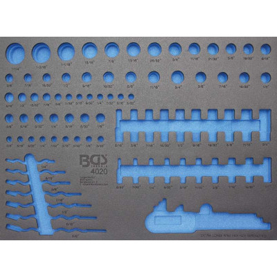 Vložka do dielenského vozíka 3/3 BGS104020-5 prázdna. Pre BGS 4020