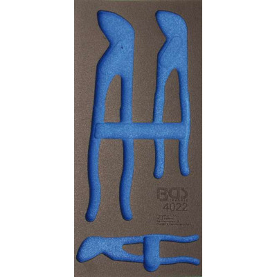 Vložka do dílenského vozíku 1/3 BGS104022-1 prázdná. Pro BGS 4022