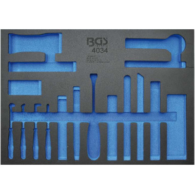 Vložka do dílenského vozíku 3/3 prázdná pro BGS 4034