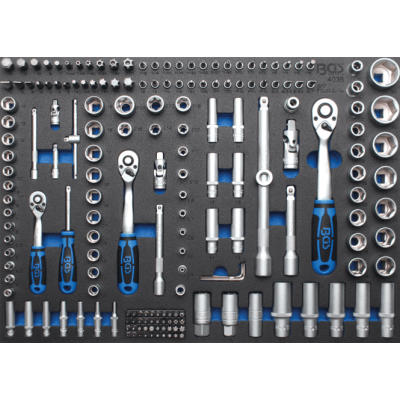 Náraďový modul 3/3 - BGS104036 Gola, hlavica, inbus, torx. Súprava 192 dielov