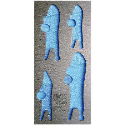 Vložka do dílenského vozíku 1/3 prázdná pro BGS 4040