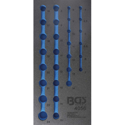 Nářaďový modul 1/3 - BGS104056-1 prázný. Pro BGS 4056