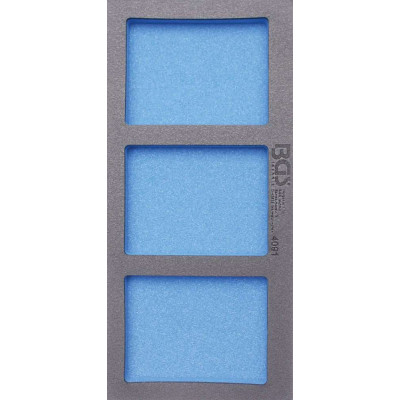 Nářaďový modul 1/3 - BGS104091 prázdný. 3 odkládací plochy 140x110x20 mm