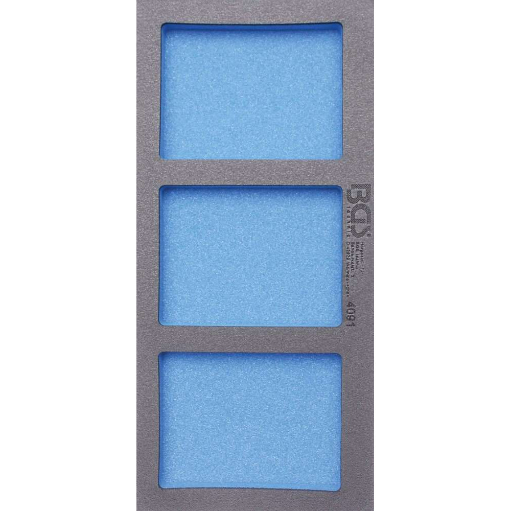 Nářaďový modul 1/3 - BGS104091 prázdný. 3 odkládací plochy 140x110x20 mm