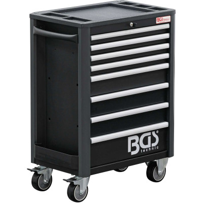 Montážní pojízdný vozík BGS104111, 8 zásuvek. Prázdný