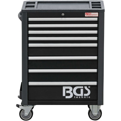 Montážní pojízdný vozík BGS104111, 8 zásuvek. Prázdný