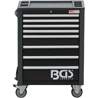 Montážní pojízdný vozík BGS104111, 8 zásuvek. Prázdný