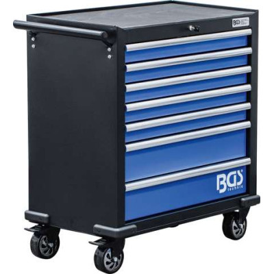 Dílenský vozík XL, pojízdný BGS104205, 7 zásuvek. Prázdný