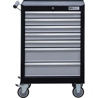 Dílenský vozík, pojízdný BGS104235, 7 zásuvek. Prázdný