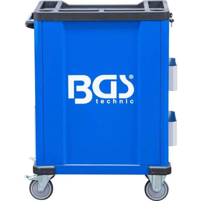 Montážní pojízdný vozík BGS104236 - 7 zásuvek. Prázdný