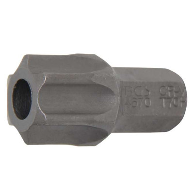 Bit pohon vonkajší šesťhran 10 mm (3/8") T-profil (pre Torx) s otvorom T70