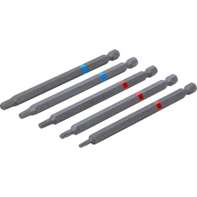 Skrutkovacie bity 1/4" Hex, Torx BGS104836 dĺžka 110 mm (Sada 5 dielov)