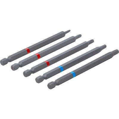 Skrutkovacie bity 1/4" Hex, Torx BGS104836 dĺžka 110 mm (Sada 5 dielov)