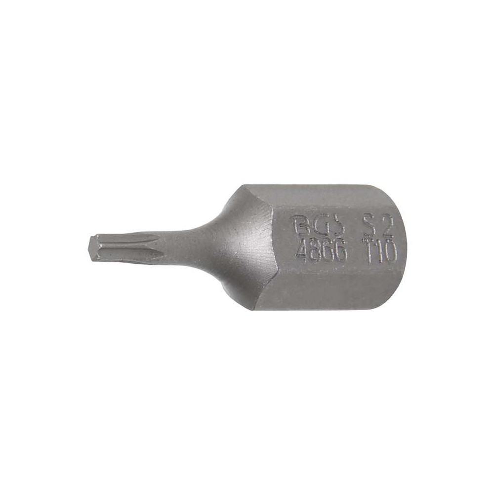 Šroubovací bit 3/8" T-profil (Torx) T10 x 30 mm BGS104866, zatíž. do 5 kg