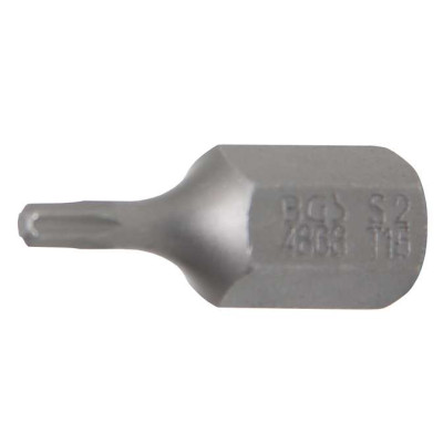 Šroubovací bit 3/8" T-profil (Torx) T15 x 30 mm BGS104868, zatíž. do 5 kg
