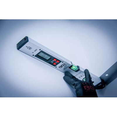 Digitálny uhlomer 450 mm s vodováhou BGS1050440