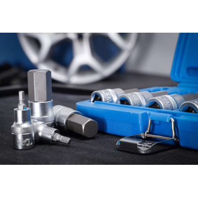 Zástrčné hlavice 1/2" inbus 5 ÷ 22 mm BGS105052 Sada 12 dílů