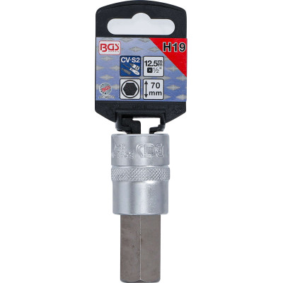 Zástrčná hlavica 1/2" inbus 19 mm BGS105052-19
