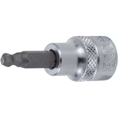 Zástrčná bitová hlavica 3/8" inbus 5 mm BGS105112 s guľovou hlavou