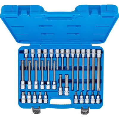 Sada nástrčných hlavic 12,5 mm (1/2") T-profil (pro Torx) (32 dílná), BGS105182