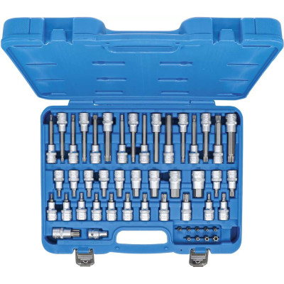 Zástrčné bitové hlavice 1/2" a bity 5/16" BGS105188 (Sada 49 dílů)