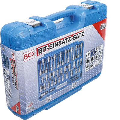 Zástrčné bitové hlavice 1/2" a bity 5/16" BGS105188 (Sada 49 dílů)