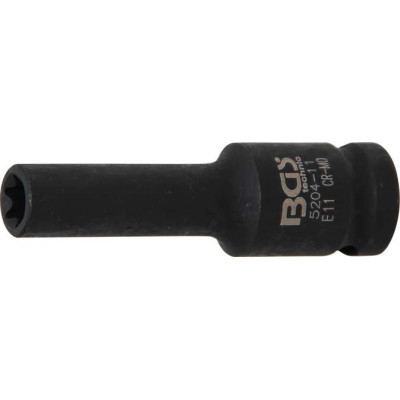 Nástrčná hlavica 1/2" E11 BGS105204-11, predĺžená, tvrdená pre E-Profil