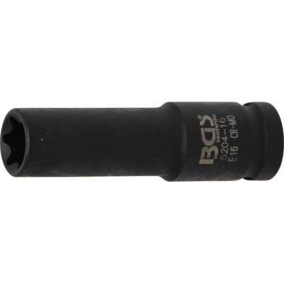 Nástrčná hlavica 1/2" E-Profil E16 BGS105204-16, predĺžená, tvrdená