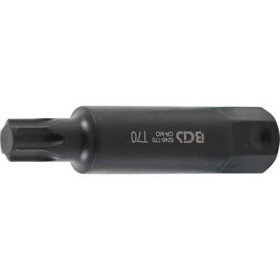 Bit XXL šestihran 22 mm pro Torx T70 x 100 mm BGS105246-T70, úderový