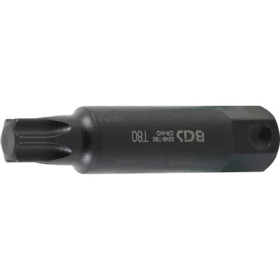 Bit XXL šestihran 22 mm pro Torx T80 x 100 mm BGS105246-T80, úderový