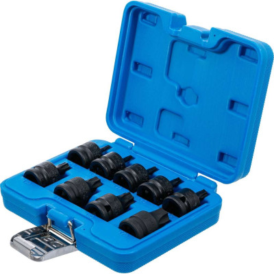 Sada silových nástrčných hlavíc 12,5 mm (1/2") T-profil (pre Torx) T20 - T70 (9 dielna), BGS105486