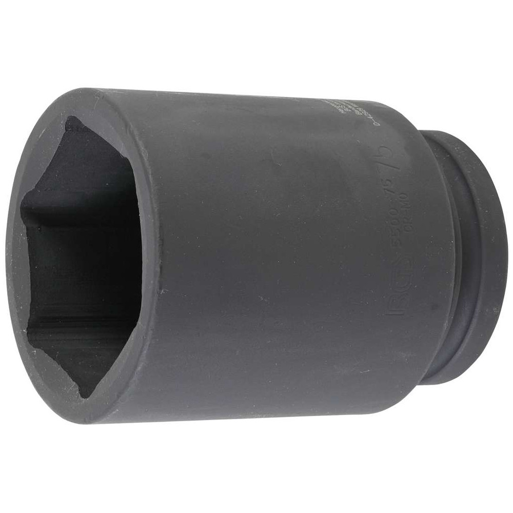Nástrčná hlavica 1" 75 mm BGS105500-75, predĺžená, tvrdená, Pro Torque