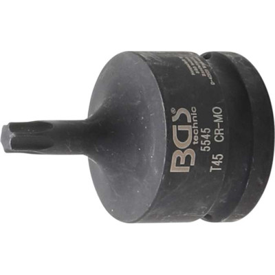 Zástrčná hlavica 3/4" T-profil (pre Torx) T45 BGS105545, tvrdená