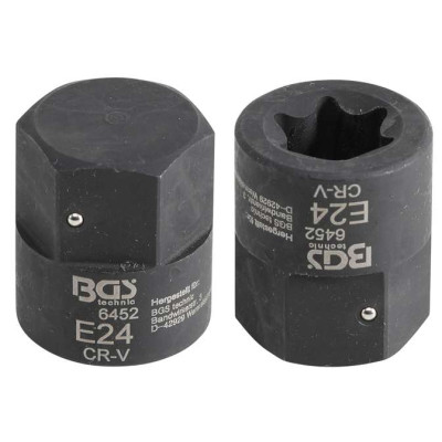 Nástrčná hlavica HEX 30 mm E-profil E24 BGS106452, tvrdená Pre MAN TGA