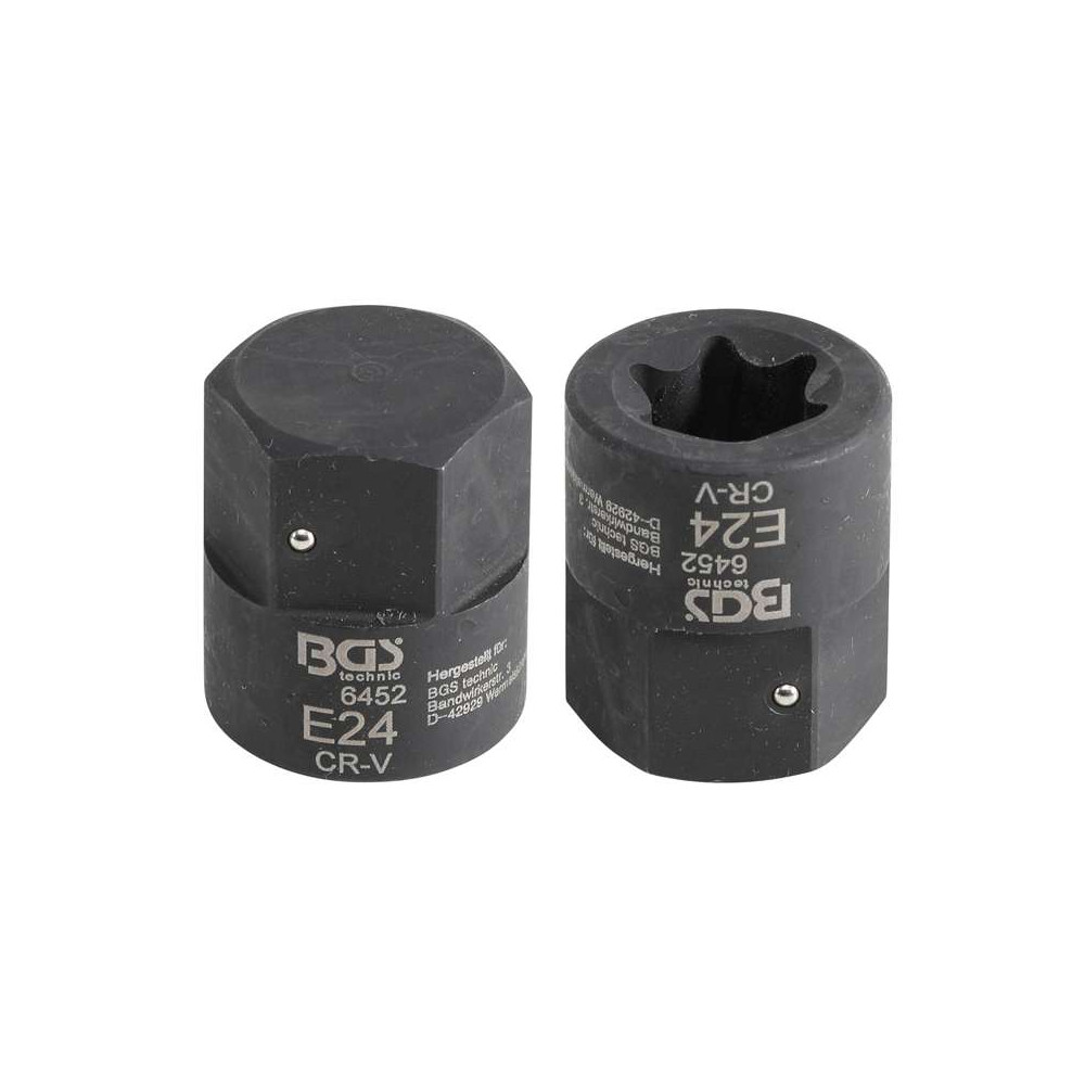 Nástrčná hlavica HEX 30 mm E-profil E24 BGS106452, tvrdená Pre MAN TGA
