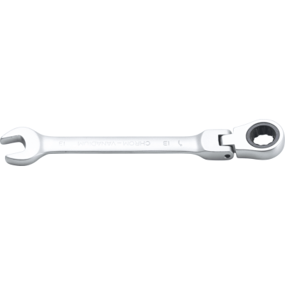 Očkoplochý kľúč 13 mm s račňou BGS106713, kĺbový