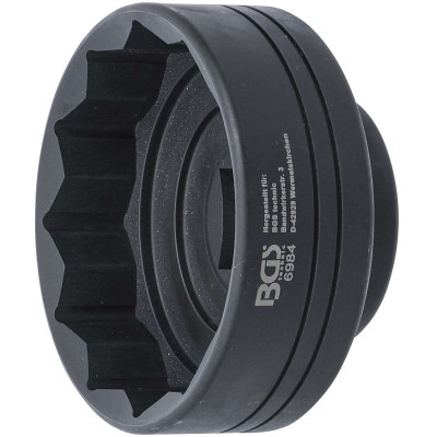 Nástrčný kľúč 1" dvanásťhran 85 mm BGS106984 na náboje nákladných vozidiel