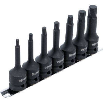 Súprava na povolenie poškodených skrutiek 12,5 mm (1/2") pre defektný vnútorný šesťhran 4 - 12 mm (7 dielna) BGS 7004