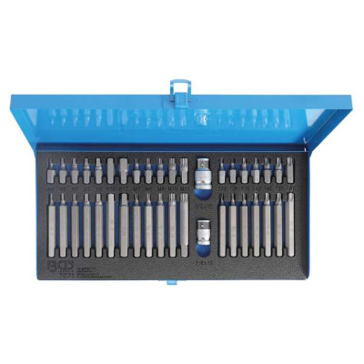 Kombinované bity 3/8" - šesťhran, T-profil, XZN BGS107071 Sada 40 dielov