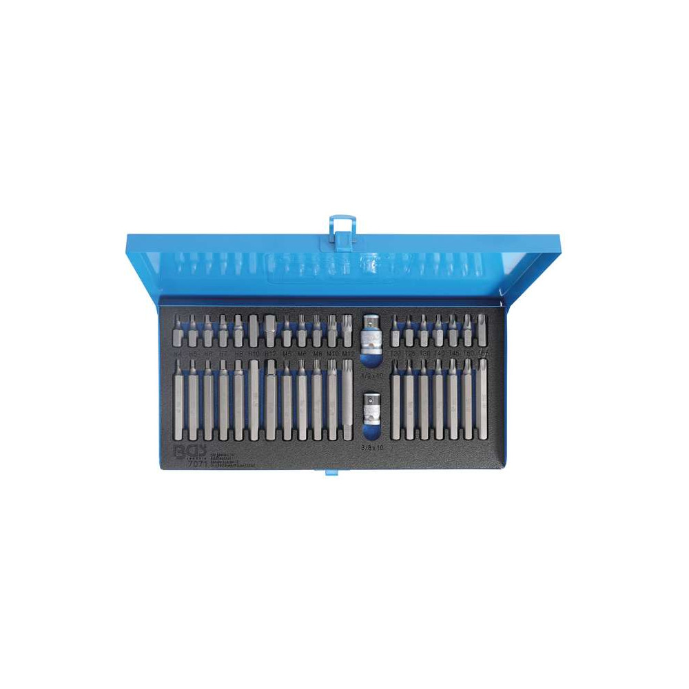 Kombinované bity 3/8" - šesťhran, T-profil, XZN BGS107071 Sada 40 dielov